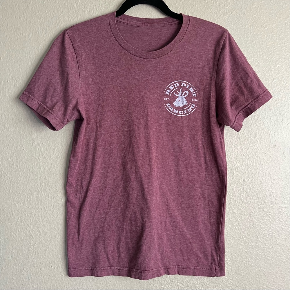 Red Dirt Dancing 2 Step Maroon T-Shirt Men’s Size Small